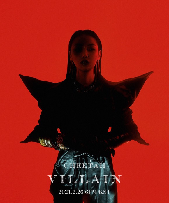 래퍼 치타가 오는 26일 신곡 Villain을 발표한다. 6개월 만의 신곡이다. /크다엔터테인먼트 제공