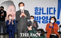  이낙연, '박영선 캠프 격려 방문' [TF사진관]
