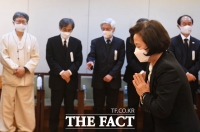  추미애, 고 백기완 조문 [포토]