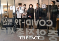  박영선, 중앙예방접종센터 방문 [포토]