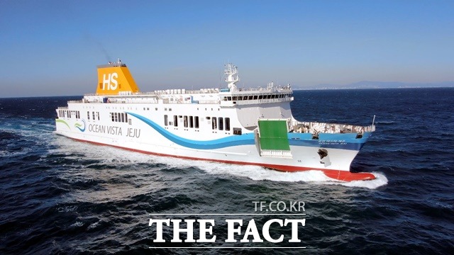 사천~제주 카페리 운항을 개시할 오션비스타 제주 모습. /사천시 제공