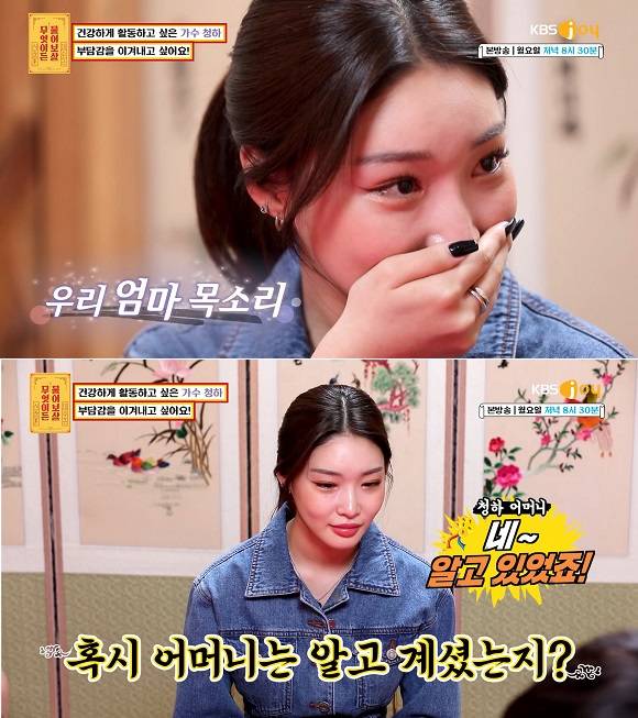 22일 방송된 KBS joy 무엇이든 물어보살 101회에서는 청하가 의뢰인으로 등장해 눈길을 끌었다. /KBS joy 무엇이든 물어보살 영상 캡처