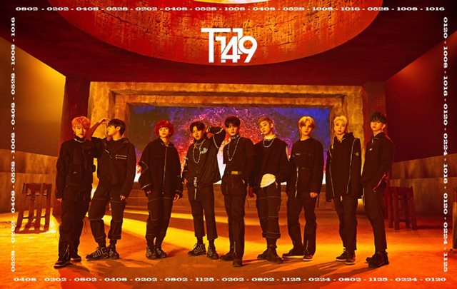 신인 보이그룹 T1419(티일사일구)가 데뷔 43일 만에 음악방송 첫 1위 후보에 올랐다. /MLD엔터테인먼트 제공