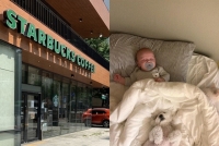  스타벅스, '사유리 논란'에 '방역지침 따라 수기명부 안내'