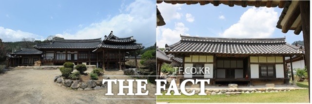 거창 동계종택(왼쪽)과 거창 갈계리 임씨고가 모습. /거창군 제공