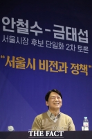  토론 앞두고 미소짓는 안철수 [포토]