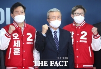  '기호 2번'입은 오세훈-박형준 [TF사진관]