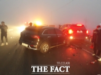  대구 국립대구박물관 인근 4중 교통사고...1명 부상