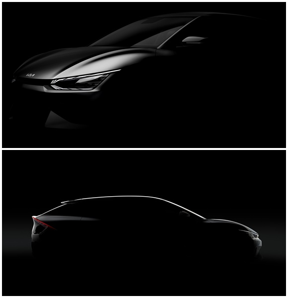 기아가 9일 브랜드 최초 전용 전기차 EV6의 티저 영상과 이미지를 공개했다. /기아 제공