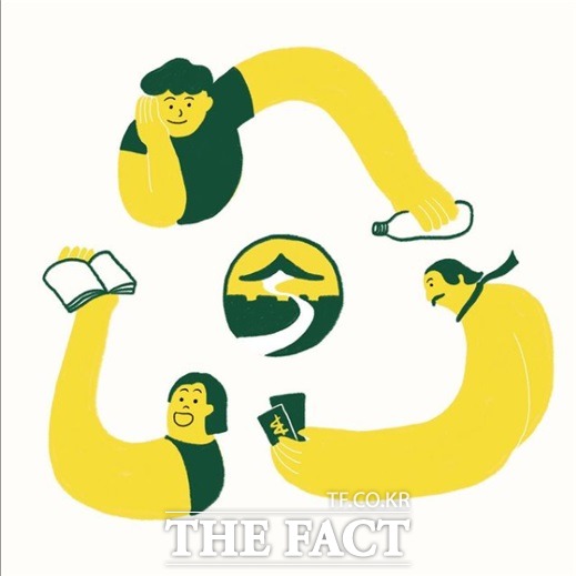 상상이상 사생대회에서 3위에 선정된 ‘올바른 플라스틱 분리 배출로 독서문화 활성화’를 담은 아이디어 작품./ 순천시 제공