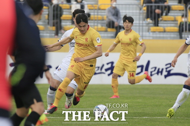 광주FC가 오는 10일 오후 7시 대구FC와 경기에서 올 시즌 첫 승을 노린다./광주FC 제공