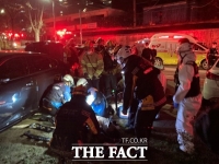  마약 사범 추격하던 경찰, 용의자 차량에 깔려 중상