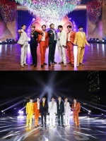  '그래미' 방탄소년단, 서울 야경 속 층간·옥상 퍼포먼스