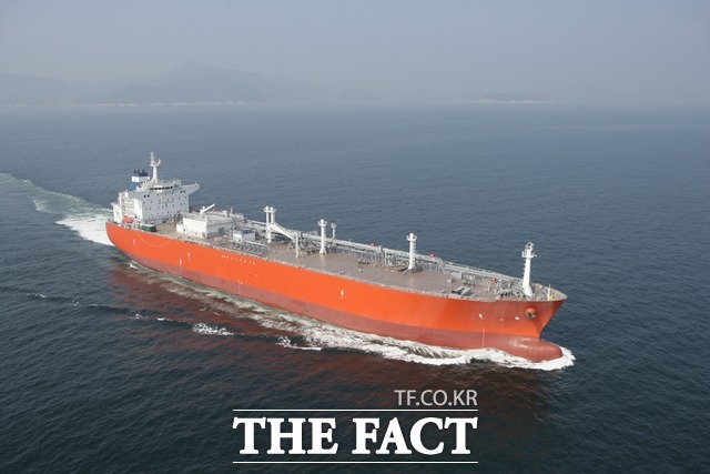 16일 대우조선해양은 초대형 LPG운반선 3척을 약 2650억 원에 수주했다고 밝혔다. /대우조선해양 제공