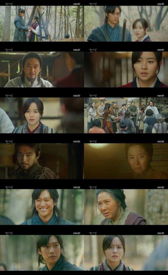 KBS2 월화드라마 달이 뜨는 강 김소현이 고구려를 위해 나인우 장수 만들기에 돌입하며 시청률 또한 상승했다. /KBS2 방송화면 캡처