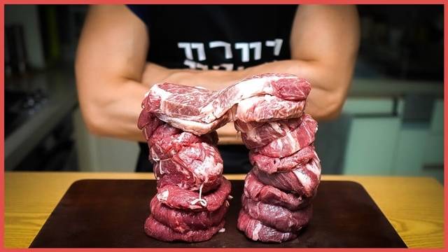 100만 명 가까운 구독자를 보유한 유튜버 고기남자는 소, 돼지, 닭, 양 등 다양한 고기를 다양한 조리법으로 요리한다. /유튜브 고기남자 채널 캡처