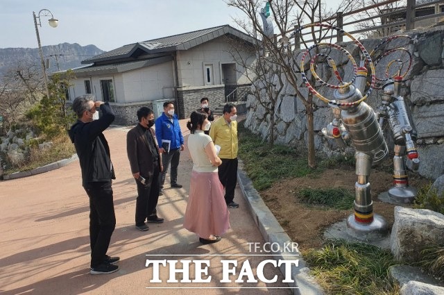 섬진강 미술관이 있는 순창군 적성면 구남마을이 총 4억 원 들여 미술인 마을로 변신 중이다. /순창군 제공