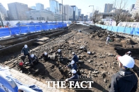  광화문광장에서 발견된 조선시대 유물 [포토]
