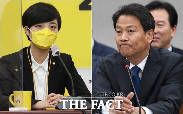 류호정 정의당 의원은 23일 박원순은 정말 그렇게 몹쓸 사람이었나라고 밝힌 임종석 전 대통령 비서실장을 향해 몹쓸 일이 있었고, 아직 고통을 겪는 피해자가 있다고 지적했다. /남윤호·이새롬 기자