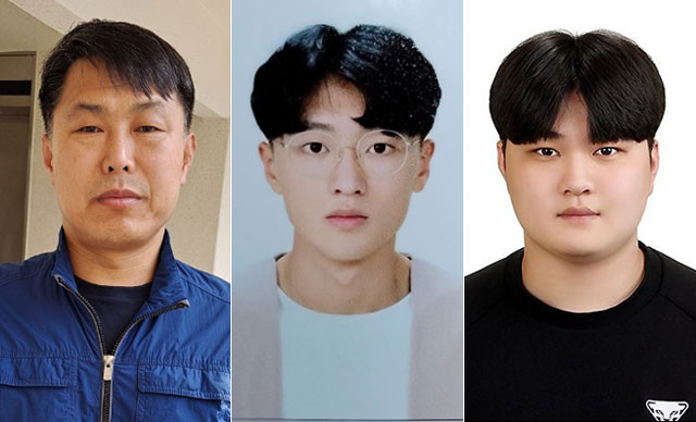 포스코청암재단은 소중한 생명을 구한 신태종(왼쪽부터) 씨와 김성훈, 김태완 씨를 포스코히어로즈로 선정했다고 23일 밝혔다. /포스코청암재단 제공