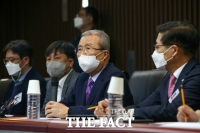  중소기업인 만난 김종인 [포토]