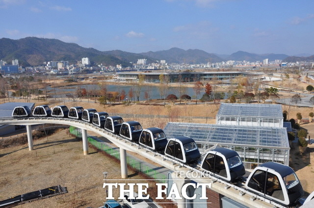 순천시가 오는 26일 스카이큐브 정원역에서 스카이큐브 개통식을 개최하고, 이날 오후부터 본격적인 운행을 시작한다. /더팩트 DB