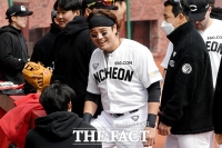  SSG 추신수의 '찐웃음!' [포토]