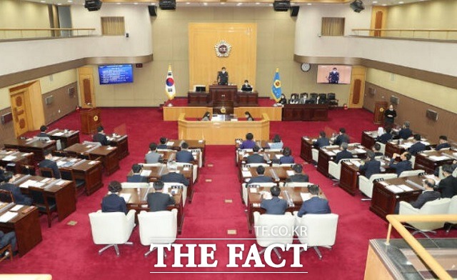 충북도의회 본회의장 전경. / 충북도의회 제공