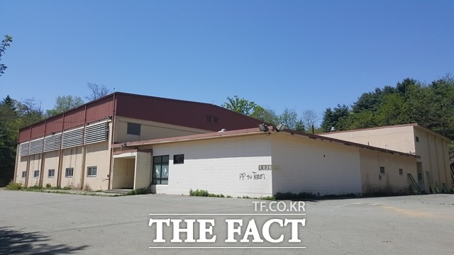 파주시 조리읍 미군반환기지인 캠프하우스내 건물.미군 주둔시 미군들의 체력단련실로 사용 되었으나 리모델링후 복합문화공간으로 바뀔 예정이다./파주시청 제공
