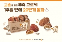  뚜레쥬르X교촌 고로케, 1주 만에 20만 개 판매…100만 개 눈앞