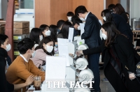  4.7 서울시장 보궐선거 사전투표 모의시연 [포토]