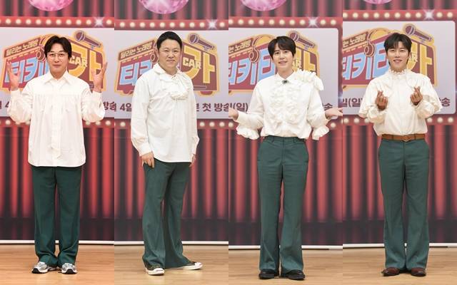 (왼쪽부터) 탁재훈, 김구라, 규현, 음문석은 각자 다른스타일 속 케미를 자랑하며 새로운 토크쇼를 예고했다. /SBS 제공