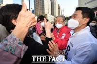  오세훈 지원 나선 김종인, '1번 아니고 최고' [포토]