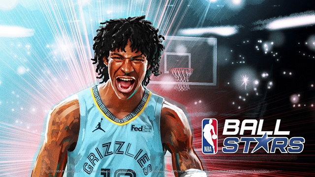넷마블은 NBA 볼 스타즈 커버 선수로 2019-20 시즌 올해의 신인 자 모란트를 선정했다. 사진은 이 게임의 대표 이미지 /넷마블 제공