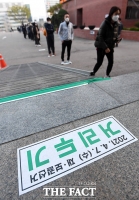  투표소 거리두기 [포토]