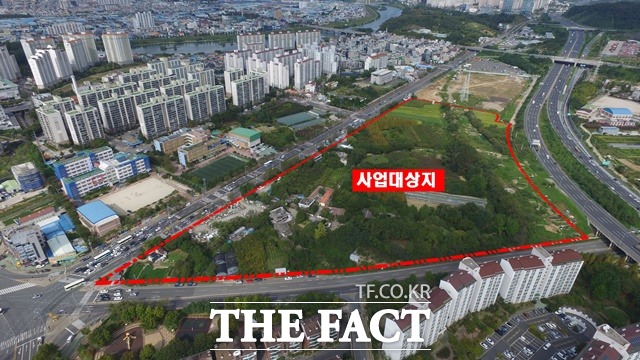 진주가호동 여객자동차터미널 개발사업 부지/진주시 제공