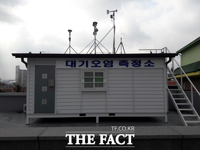 충북도 보건환경연구원 대기오염측정소./충북도 제공