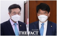  '양자대결' 與 원내대표 선거…윤호중 1번, 박완주 2번