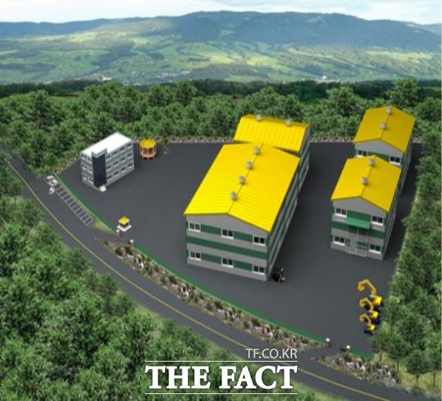성주군이 전국 최초로 비상품화 농산물 자원화 센터건립을 본격추진하고 있다고 14일 밝혔다.사진은 자원화센터 조감도/성주=김서업 기자