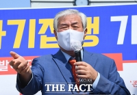  정부 비판 발언하는 전광훈 목사 [포토]