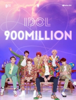  방탄소년단 'IDOL' 뮤비 9억뷰 돌파…통산 6번째 