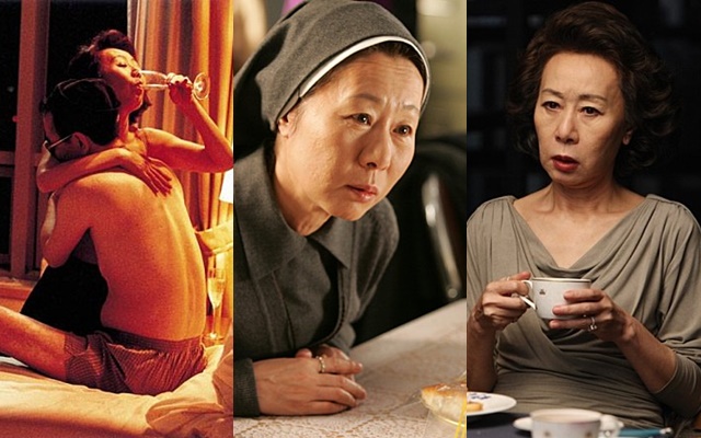 윤여정은 2000년대부터 바람난 가족 우리들의 행복한 시간 돈의 맛(왼쪽부터) 등에 연달아 출연하며 스크린에서 두각을 나타냈다. /영화 스틸컷