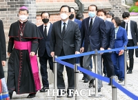  정진석 추기경 빈소 찾은 국민의힘 [포토]