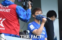  은퇴 소감 밝히는 신화용 선수 [포토]