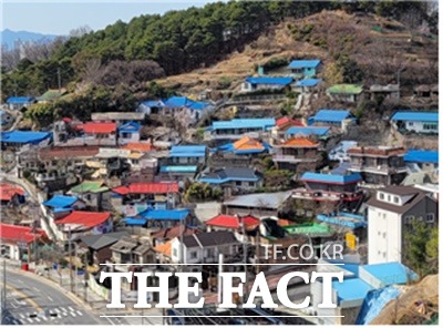 천동 알바위 동네 / 동구청 제공