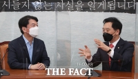  안철수 예방한 김기현 국민의힘 대표 권한대행 [포토]