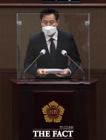 임시회 참석해 발언하는 오세훈 시장 [포토]
