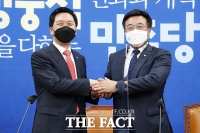  김기현 국민의힘 대표 권한대행, 윤호중 예방 [포토]