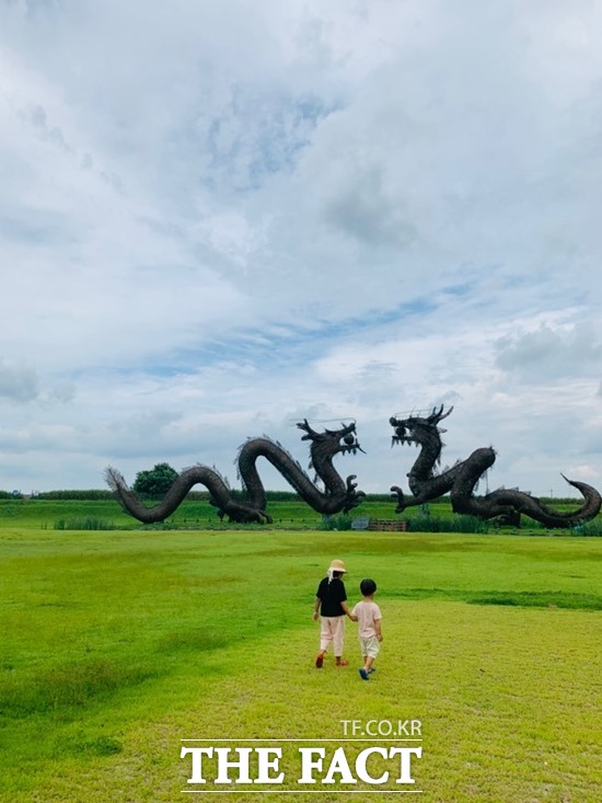 김제시 벽골제는 갖가지 초화류와 넓게 펼쳐진 잔디광장의 아름다운 자연경관, 무료 자전거대여와 같은 다양한 체험프로그램 등을 운영하고 있어 가족과 연인 단위의 관광객들의 힐링 장소로서 각광 받고 있다. /김제=이경민 기자