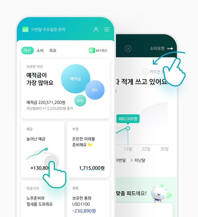 신한은행은 통합자산관리 플랫폼인 MY 자산을 리뉴얼했다고 6일 밝혔다. /신한은행 제공